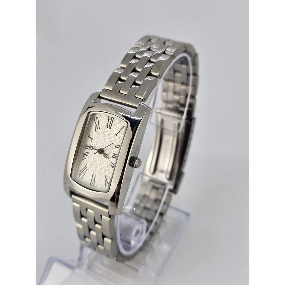 24MM Women's Watch Gray Dial Roman Rumerals Gray Bracelet Band 7.75